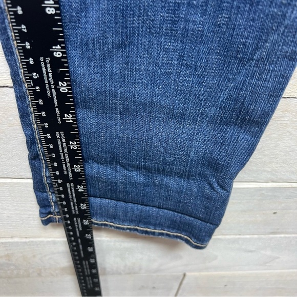 Big Star Rikki Jeans Womens 27 Blue Low Rise‎ Flap Pockets Embroidered Stretch - Picture 12 of 12